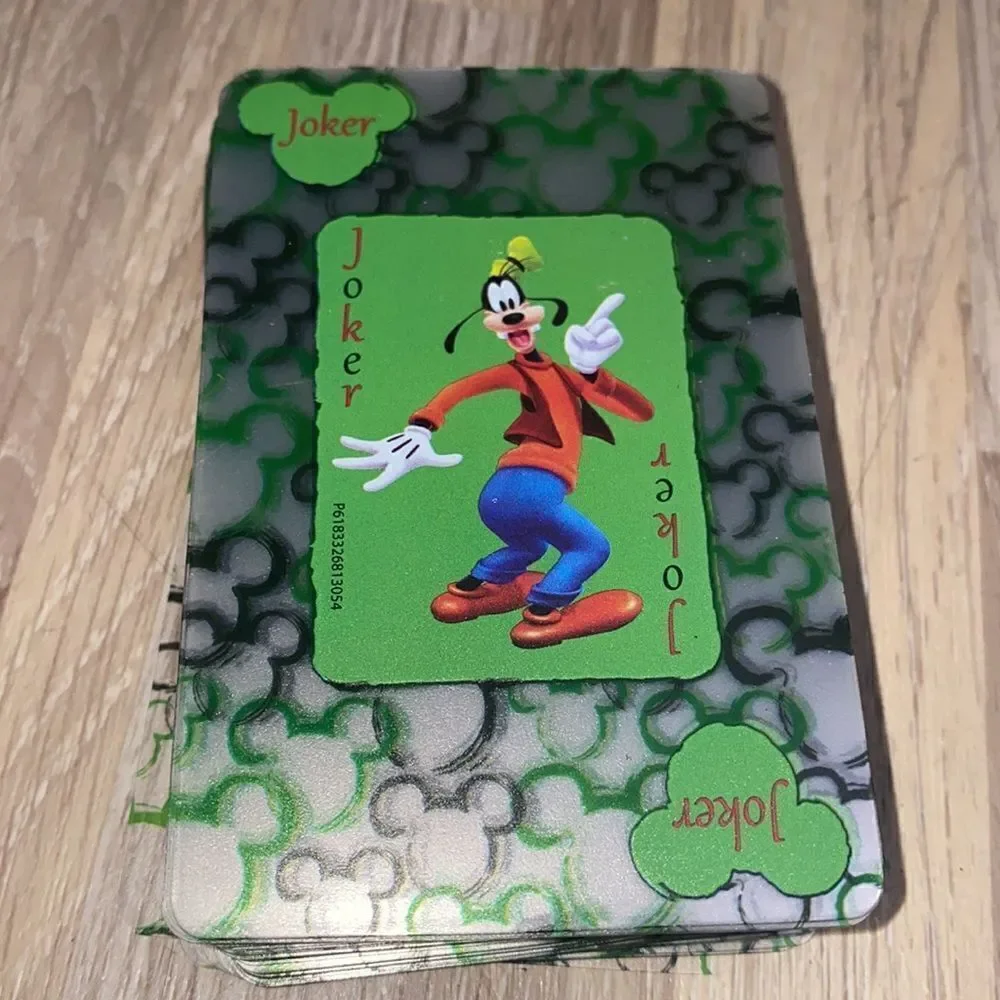 Disney Mickey Mouse Minnie Mouse Pluto goofy playing cards rare Disneyland park